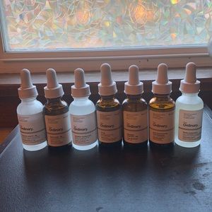 The Ordinary skincare lot.